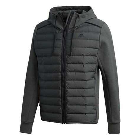 adidas herren winterjacke varilite hybrid mit der kapuze|Adidas Lifestyle Varilite Hybrid Jacket .